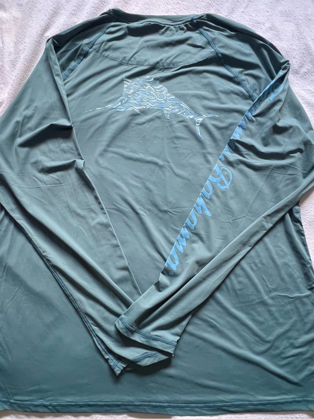 Tommy Bahama IslandZone Long Sleeve Swim Rash Guard UPF 50+ Protection - Picture 5 of 6